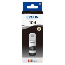 Epson Botella Tinta Ecotank 104 Negro en Huesoi