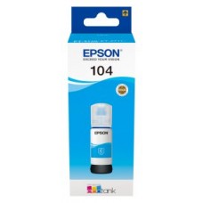 Epson Botella Tinta Ecotank 104 Cyan en Huesoi