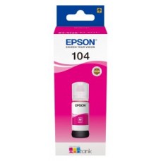 Epson Botella Tinta Ecotank 104 Magenta en Huesoi