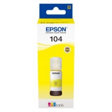 Epson Botella Tinta Ecotank 104 Amarillo en Huesoi