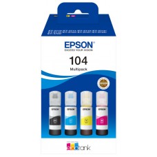 Epson Botellas Multipack Ecotank 104 4 Colores en Huesoi