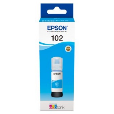 TINTA EPSON CIAN 102 ECOTANK en Huesoi