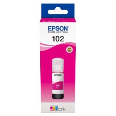 TINTA EPSON 102 ORI MAGENTA C13T03R340 en Huesoi