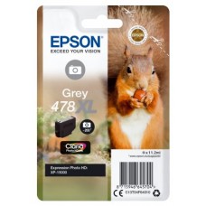 EPSON Singlepack GRIS 478XL Claria Photo HD Ink ardilla RF+AM en Huesoi