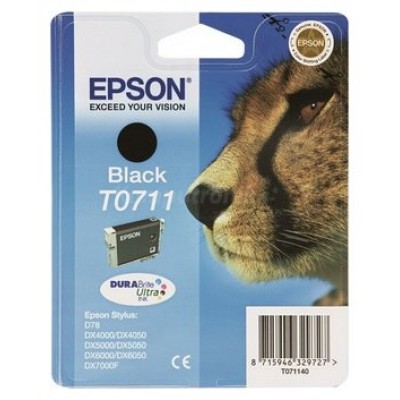 CARTUCHO EPSON NEGRO T0711 en Huesoi