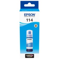 Epson Botella Tinta Ecotank 114 Cyan en Huesoi