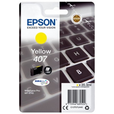 EPSON Ink Cartridge L Yellow 1,9k 407 teclado en Huesoi