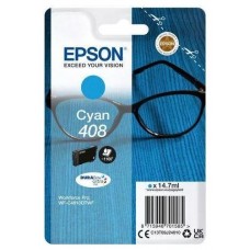 EPSON tinta Cyan Singlepack 408 DURABrite Ultra Ink en Huesoi