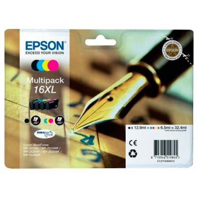 TINTA EPSON DURABRITE 16XL MULTIPACK 4  WF2630WF  WF2010 en Huesoi