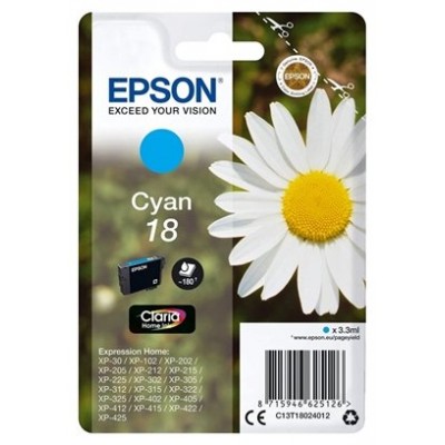 Epson Cartucho T1802 Cyan en Huesoi