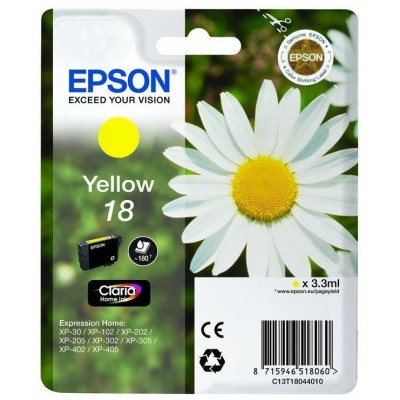 Epson Cartucho T1804 Amarillo en Huesoi