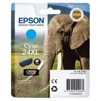 Epson Claria Photo HD Ink Cartucho Cian 24XL Expression Photo XP-760/950 en Huesoi