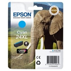 Epson Claria Photo HD Ink Cartucho Cian 24XL Expression Photo XP-760/950 en Huesoi
