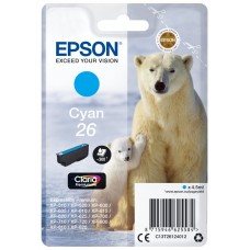Epson Claria Premium Cartucho cian 26 (Blister + Alarma acustico/Radiofrecuencia) en Huesoi