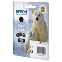 Epson Claria Premium Cartucho Negro 26XL Alta(Blister + Alarma acustico/Radiofrecuencia) en Huesoi
