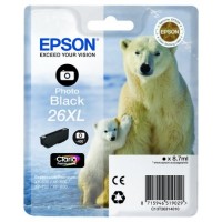 Epson Claria Premium Cartucho foto Negro 26XL Alta(Blister + Alarma acustico/Radiofrecuencia) en Huesoi