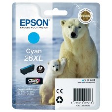 Epson Claria Premium Cartucho Cian 26XL Alta(Blister + Alarma acustico/Radiofrecuencia) en Huesoi