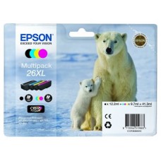 Epson Claria Premium Cartucho 26XL Alta Multipack 4 Col (Blister+ Alarma acustico/Radiofrecuencia)</ en Huesoi