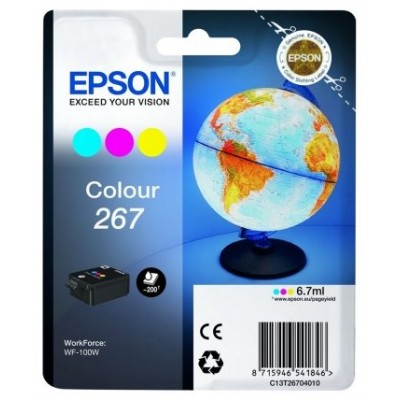 TINTA EPSON C13T26704010 N 267 TRICOLOR C M Y en Huesoi