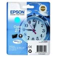 Epson WorkForce WF-3000 y WF-7000 Cartucho Cian nº27  (etiqueta RF) en Huesoi