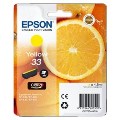 TINTA EPSON 33 XP530/630/635/830 ORI AMARILLO en Huesoi