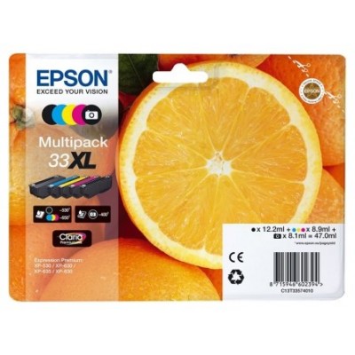 EPSON Expression Home XP-530/XP630/XP830 Cartucho Multipack 5 colores 33XL en Huesoi