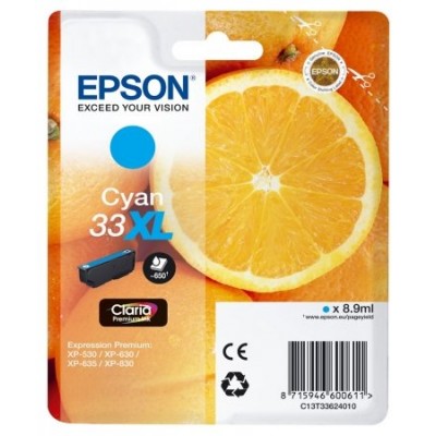EPSON Expression Home XP-530 Cartucho Cyan 33XL en Huesoi