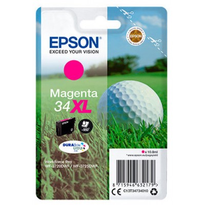 EPSON Singlepack Magenta 34XL DURABrite Ultra Ink en Huesoi