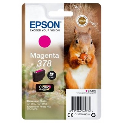 EPSON Singlepack Magenta 378 Claria Photo HD Ink con RF en Huesoi