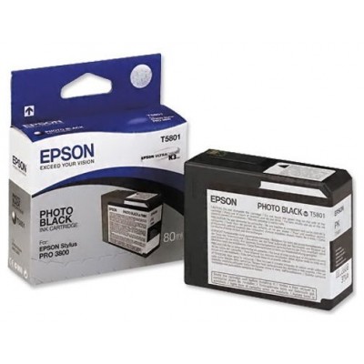 Epson Stylus Pro-3800/3880 Cartucho Negro photo (80ml) en Huesoi