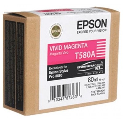 Epson Stylus Pro-3880 Cartucho Magenta Vivo (80ml) en Huesoi