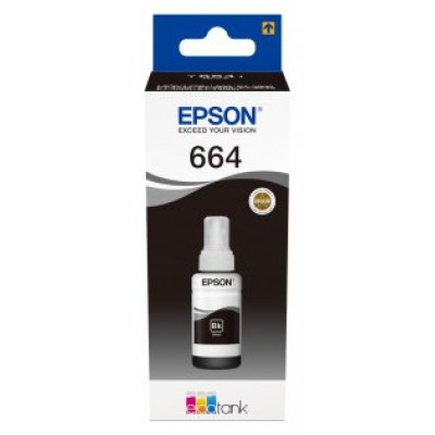 Epson Botella Tinta Ecotank T6641 Negro en Huesoi