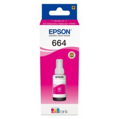 Epson Botella Tinta Ecotank T6641 Magenta en Huesoi