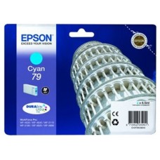 Epson Cartucho Cian L 900 paginas WorkForce Pro WF-5xxx Series / WF-4630DWF nº79 en Huesoi