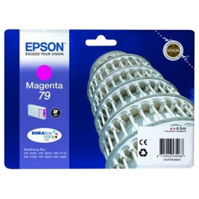 Epson Cartucho Magenta L 900 paginas WorkForce Pro WF-5xxx Series nº79 en Huesoi