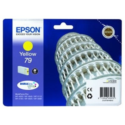Epson Cartucho Amarillo L 900 paginas WorkForce Pro WF-5xxx Series nº79 en Huesoi