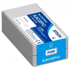 SJIC22P(C): Ink cartridge for ColorWorks C3500 (Cyan) en Huesoi