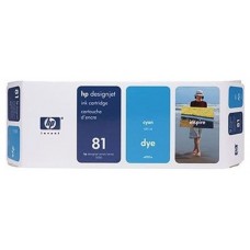 HP Designjet 5000/5500  Cartucho Cian Nº81, 680ml. Tinta para Interior. en Huesoi