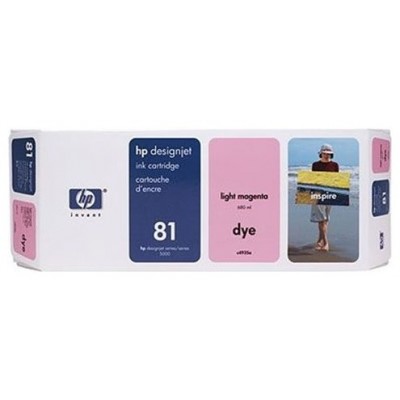 HP Designjet 5000/5500  Cartucho Magenta Claro Nº81, 680ml. Tinta para Interior. en Huesoi