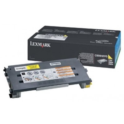 LEXMARK C-500/X500/X502 Toner Amarillo Alto Rendimiento en Huesoi