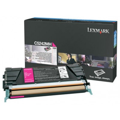 Lexmark C524, C532, C534 Cartucho toner magenta Alto Rendimiento (5K) en Huesoi