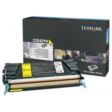 Lexmark C524, C532, C534 Cartucho toner amarillo Alto Rendimiento (5K) en Huesoi