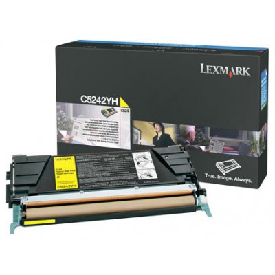 Lexmark C524, C532, C534 Cartucho toner amarillo Alto Rendimiento (5K) en Huesoi