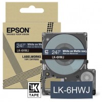EPSON Cartucho de etiquetas Matte Tape   Navy/White 24mm(8m)   LK-6HWJ en Huesoi