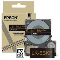 EPSON Cartucho de etiquetas Metallic Tape Black/Gold 24mm(9m) LK-6BKP en Huesoi EPSON Cartucho de etiquetas Metallic Tape Black/Gold 24mm(9m) LK-6BKP en Huesoi