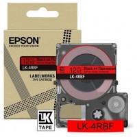 EPSON Cartucho de etiquetas Colour Tape Fluorescent Red/Black 12mm(5m) LK-4RBF en Huesoi EPSON Cartucho de etiquetas Colour Tape Fluorescent Red/Black 12mm(5m) LK-4RBF en Huesoi