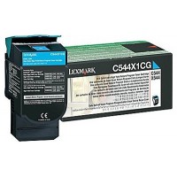 LEXMARK C544/X544 Toner Cian Extra Alto Rendimiento Retornable en Huesoi