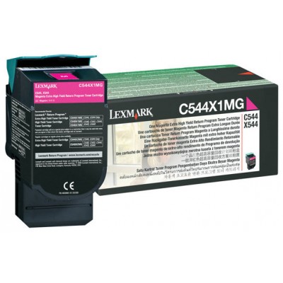 LEXMARK C544/X544 Toner Magenta Extra Alto Rendimiento Retornable en Huesoi