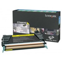 LEXMARK C-734/736, X-734/736/738 Toner Amarillo Retornable en Huesoi