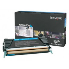 Lexmark C73x, X73x Cartucho de toner cian (6K) en Huesoi